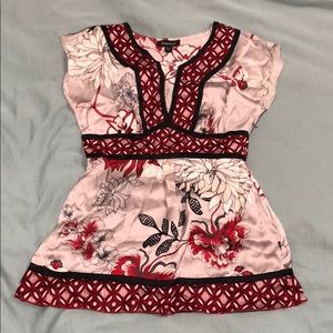 Bebe silk kimono top